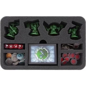 Příslušenství k deskovým hrám Pěnový pořadač Feldherr pro WU: Shadespire - Ironskull s Boyz