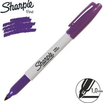Popisovač Sharpie Fine - permanentní, 1 mm fialový