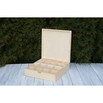 Čaj Dřevěná krabička na čaj 16