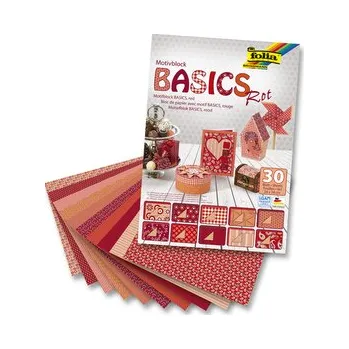 kreativní sada Papír KREATIV sada Basic červený