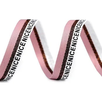 Lampas Nice šíře 15 a 16 mm, barva 1 (15 mm) pudrová