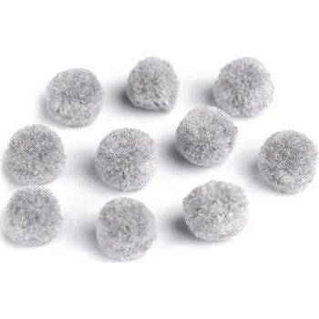 Bambulka Deluxe 15 mm 780954 (5 ks) - 10 světle šedá