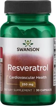 Přírodní produkt Swanson Resveratrol 250 mg 30 cps.