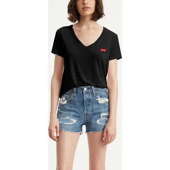 Dámské tričko LEVI'S® LOGO T-SHIRT - Dámské tričko 85341-0003 Černá S