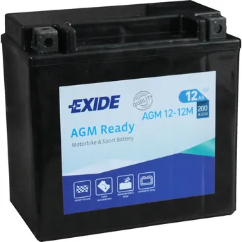 Autobaterie Motobaterie Exide Bike AGM Ready 12V, 12Ah, AGM12-12M