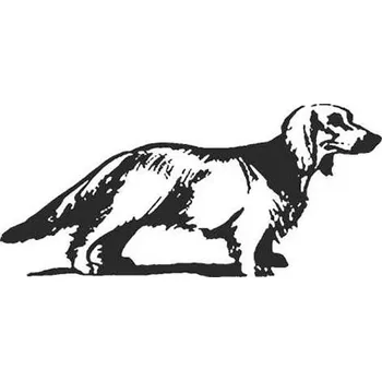 Samolepicí dekorace na vozidlo SI0113005E - Lovecký pes - 160 x 70 mm doprava