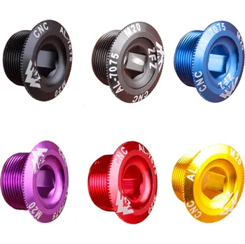 Bike tuning centrum Pojistná matice do klik 20 mm AL CNC pojistná matice osy M20 1ks titanová