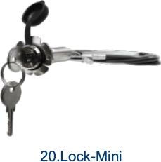LOCK MINI - vnější rozpojovací zařízení pro stropní pohony