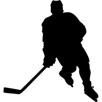 Samolepicí dekorace na vozidlo SI0110055H - hokej - 200 x 172 mm doleva