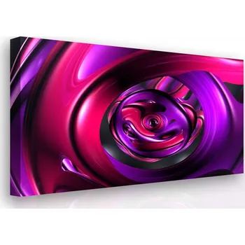 Obraz Malvis ® Obraz na stěnu Růžovo-fialová fantazie Velikost: 60x40 cm