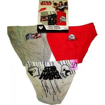 Chlapecké spodní prádlo SUN CITY Slipy STAR WARS 3 pack, VE. 110/116