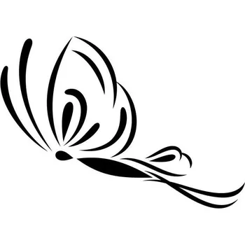 Samolepicí dekorace na vozidlo SI0190035C - Japan Butterfly5 - 130 x 92 mm