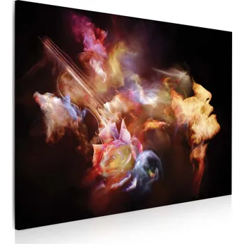 Malvis ® Obraz Hudební extáze Velikost (šířka x výška): 75x50 cm