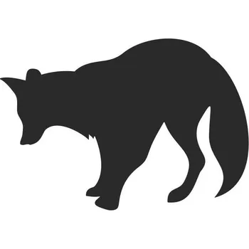 Samolepící dekorace SI0115070F - Liška - 160 x 155 mm doleva