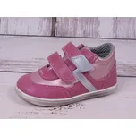 Celoroční kožené botičky obuv Jonap 051MV light barefoot růžové velikost: 22