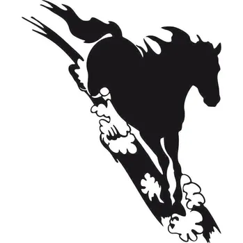 Samolepicí dekorace na vozidlo SI0115023G - Hřebec - 200 x 192 mm doprava