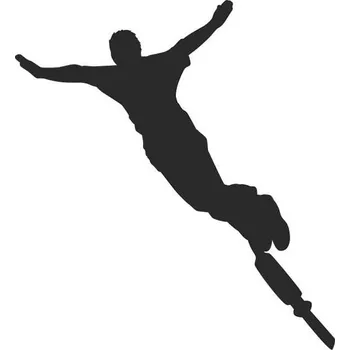 Samolepicí dekorace na vozidlo SI0110014E - bungee jumping - 160 x 146 mm doprava