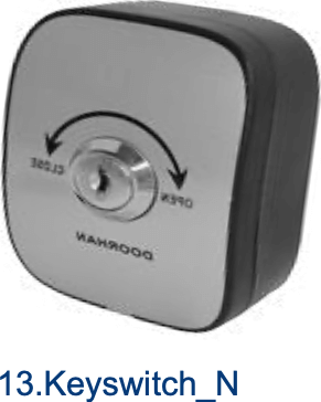 Keyswitch N - klíčový spínač
