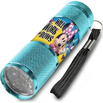 EUROSWAN Dětská hliníková LED baterka Minnie work Hliník, Plast, 9x2,5 cm (ES-3511953)