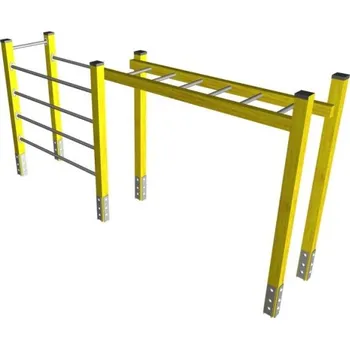 Dětské hřiště Playground System Workoutový prvek - venkovní fitness sestava D