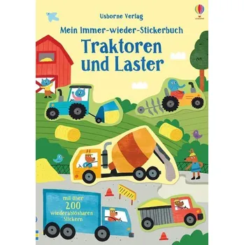 První čtění Mein Immer-wieder-Stickerbuch: Traktoren und Laster - Watson, Hannah