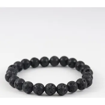 Lávový kámen, šperk z polodrahokamu, léčivý kámen