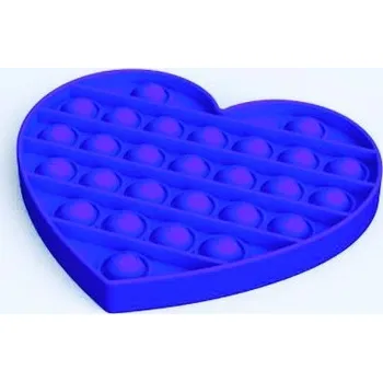 POP IT Pop it game Antistresová hra - srdce modré