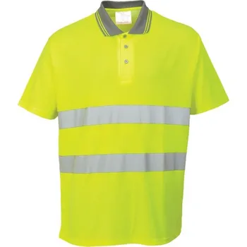 Pánské tričko PW S171 Polo Reflexní triko s límečkem - oranž XXXL