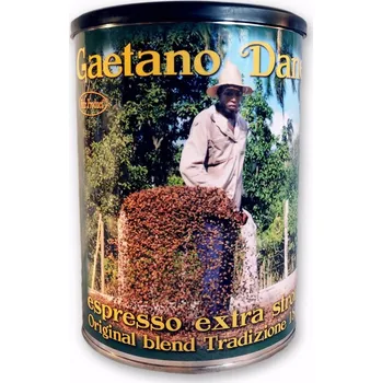 Káva Gaetano Daneli espresso strong plechovka mletá - 250g