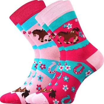 HORSIK dívčí bavlněné ponožky Boma