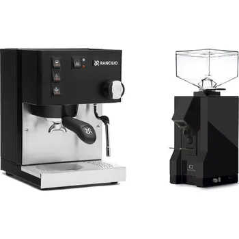 Kávovar Rancilio Silvia E, black + Eureka Mignon Silenzio, BL black
