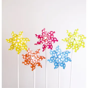 Zahradní dekorace Větrník pvc+dřevo mix (HGI-8667/MIX/SM)