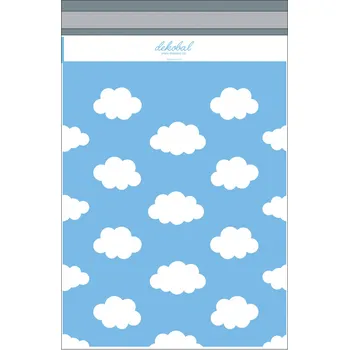 Obálka Modré plastové obálky s mráčky počet kusů: 100