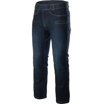 Pánské kalhoty Helikon-Tex kalhoty SLIM riflové GREYMAN JEANS DENIM MID DARK BLUE