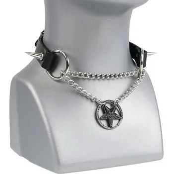 Přívěsek obojek Baphomet - LSF9 01