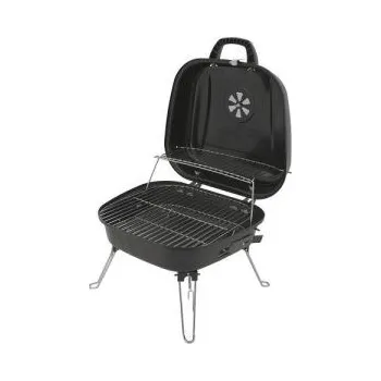 Gril na dřevěné uhlí skládací 2rošty, gril do kempu na dřevěné uhlí sk