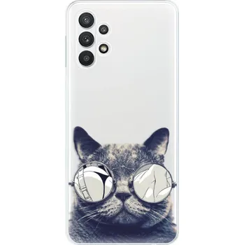 Pouzdro na mobilní telefon Odolné silikonové pouzdro iSaprio - Crazy Cat 01 - Samsung Galaxy A32 5G