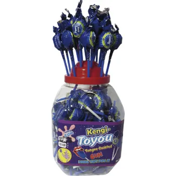 Bonbon Kengi lízátka barvící jazyk se žvýkačkou 16g