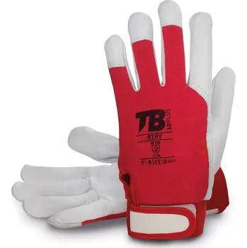 Pracovní rukavice ČERVA EXPORT IMPORT a.s. Kombinované pracovní rukavice TB 81RV - vel.10