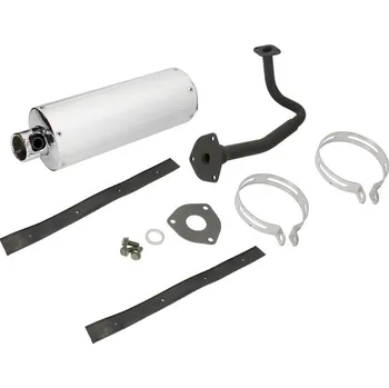 Výfuk pro motocykl výfuk skútr 50ccm 4T kompletní - 139QMB/QMA (GY6 50) 4T