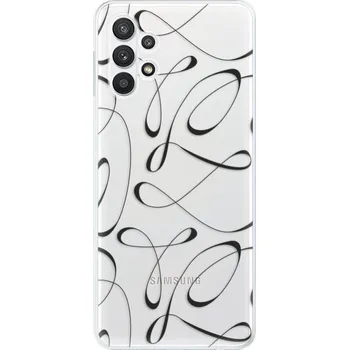 Telefonní příslušenství Odolné silikonové pouzdro iSaprio - Fancy - black - Samsung Galaxy A32 5G