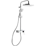 Sprchový systém SAT s pákovou baterií bílá/chrom SATSSPHP