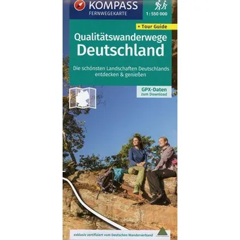 KV FWK 2561 Qualitätswanderwege Deutschland 1:550 000 - KOMPASS-Karten GmbH