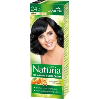 Barva na vlasy Joanna Naturia Color Permanentní barva na vlasy 100 g Odstín: 243 Černá