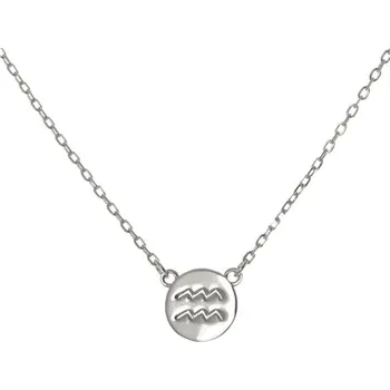 Náhrdelník Stříbrný náhrdelník znamení zvěrokruhu vodnář SVLN0165XF300VO