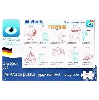 Německý jazyk iM-Words Puzzle 120 Niemiecki - Przyroda