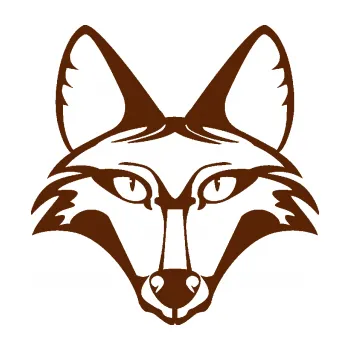 Samolepící dekorace Liška 001 (15 - hnědá) SAMOLEPKA NA AUTO, NÁLEPKA, FÓLIE, POLEP, TUNING, VLASTNÍ TEXT, TISK, AUTOSAMOLEPKY.cz, POLEPY, OBRÁZEK, LOGO, 3D STICKERS