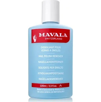 Odlakovač nehtů Mavala Nail Polish Remover Blue - Šetrný odlakovač s acetonem 50ml