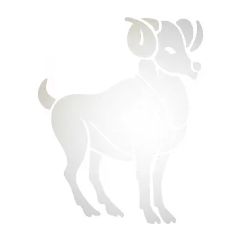 Samolepící dekorace SAMOLEPKA Beran zvěrokruh 004 pravá (82 - odrazková reflexní bílá) NA AUTO, NÁLEPKA, FÓLIE, POLEP, TUNING, VLASTNÍ TEXT, TISK, AUTOSAMOLEPKY.cz, POLEPY, OBRÁZEK, LOGO, SAMOLEPKY