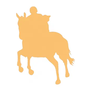 Samolepící dekorace SAMOLEPKA Kůň 021 levá s jezdcem (08 - béžová) NA AUTO, NÁLEPKA, FÓLIE, POLEP, TUNING, VLASTNÍ TEXT, TISK, AUTOSAMOLEPKY.cz, POLEPY, OBRÁZEK, LOGO, SAMOLEPKY